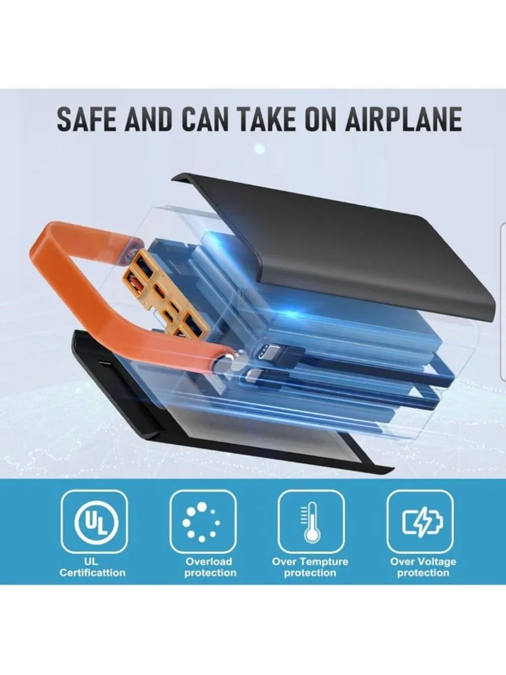 PGYOB Portable Power Bank Power Station, 27000mAh Outdoor Generator